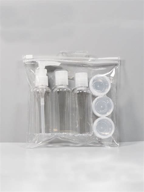 Travel Refillable Bottle Set Spray Lotion Shampoo Shower Gel Tube ...