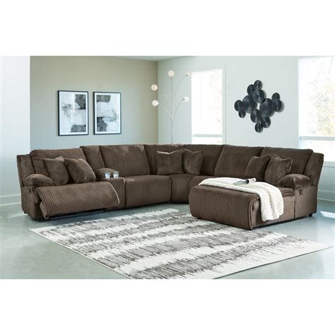 Signature Design by Ashley Top Tier 92705S1 6-Piece Reclining Sectional ...