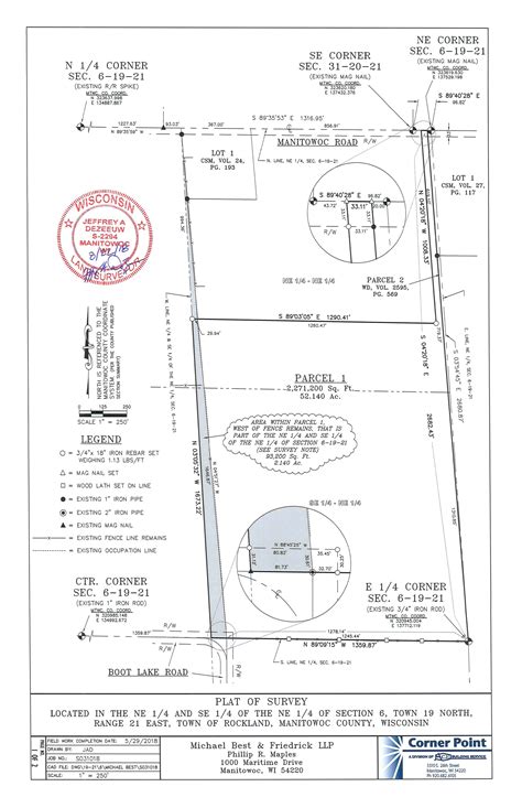 Chistel Plat of Survey