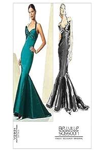 Vogue Patterns V2931 Misses' Mermaid Halter Dress with Train by ...