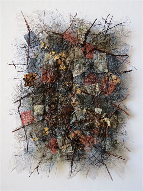 SAQA Art Quilt Mixed Media Assemblage