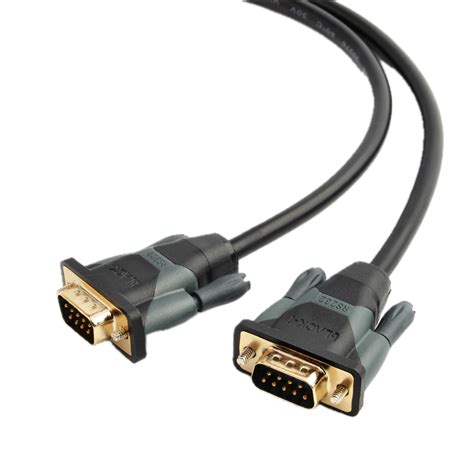 Black-i RS232 Male to Male Cable: 9-Pin Serial Connection