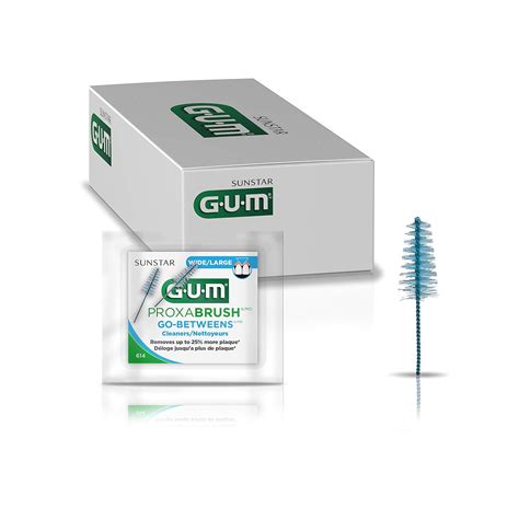 GUM Proxabrush Go-Betweens Wide Interdental Brush Refills, Item 614 ...