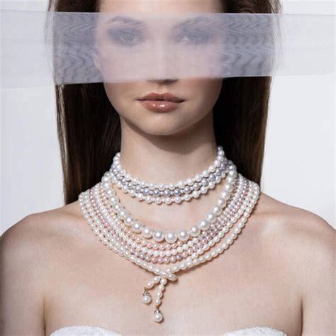Classic Freshwater Pearl Choker in dual shade– Grey & White – Kantilal ...