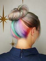 Image result for Blue Dyed Hair Underneath