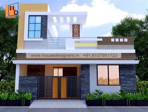 Front Elevation Single Floor House