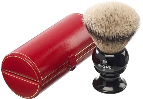 KENT BLK12 Premium 100% Pure Silver Tip Badger Hair - King Size Head ...