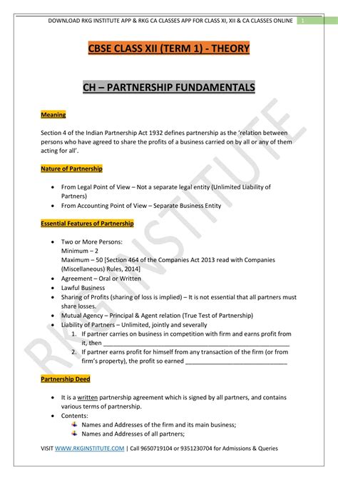 Image result for Class 12 Accounts Notes