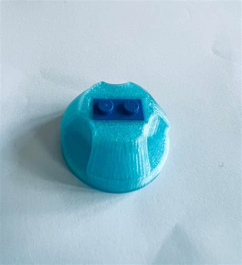 Lego 45 RPM Adapter (transparent blue) - green-vinyl.com