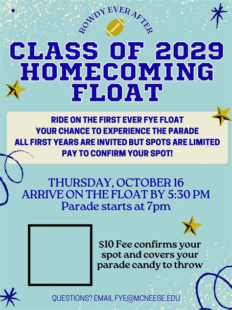 Class of 2029 Homecoming Float, McNeese State University, Lake Charles ...