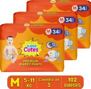 Super Cute's Premium Baby Diapers, Soft and Rash Free Diapers ...