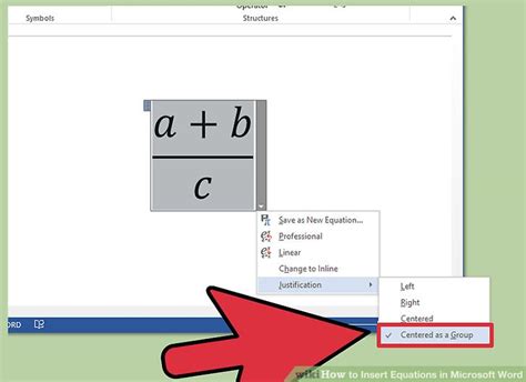 Image result for Add Equation in Word