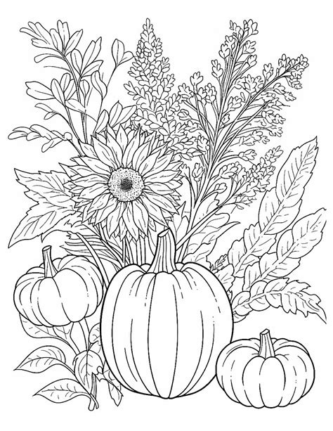 Autumn Vegetables Coloring Pages Fruits, berries and vegetables ...