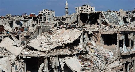 图片揭示经历战火的叙利亚，废墟一片和悲哀的人民-搜狐大视野-搜狐新闻