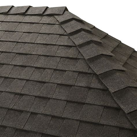 GAF Ridglass Charcoal Reflector Hip and Ridge Roof Shingles (31-lin ft ...