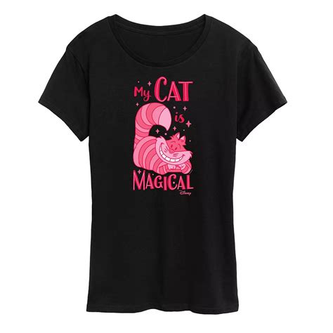 Disney's Alice in Wonderland Cheshire Cat Women's Magical Graphic Tee