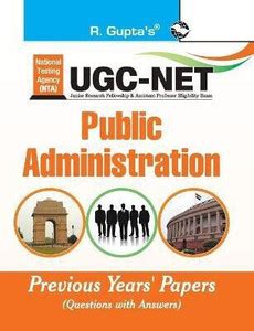 NTA-UGC-NET/JRF: Public Administration (Paper I & Paper II) Previous ...