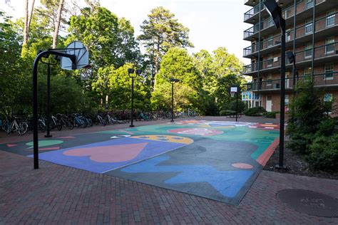 Morrison Residence Hall Basketball court | Nina Chanel Abney