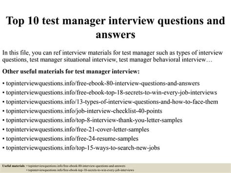 Manager Round Interview Questions for Testing 的图像结果