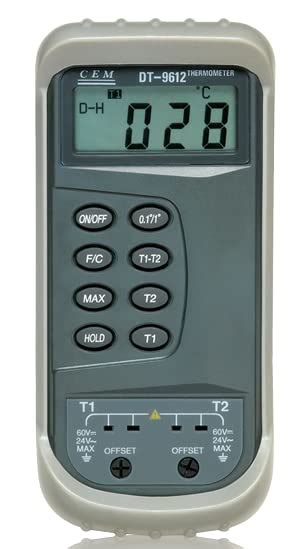 CEM DT9610B Digital Thermometer -50 to 1300 deg. C : Amazon.in ...