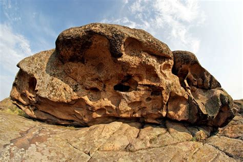 Rock erosion Weathered Geological formations | Stock image | Colourbox