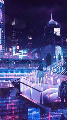 Neon Cyberpunk Phone Wallpaper by 1080x1920 Cyberpunk Neon City Iphone 7 6s 6 Plus Pixel Xl Neon Cyberpunk Phone Wallpaper