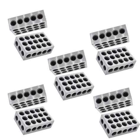 WFLNHB 5 Matched Pair Accuracy 1 x 2 x 3 Inch Blocks 23 Holes 0.0002 ...