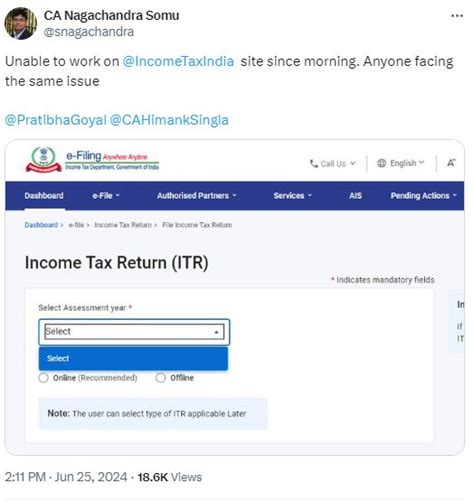 ITR Filing Season: What issues Taxpayers are facing on the IT Portal?