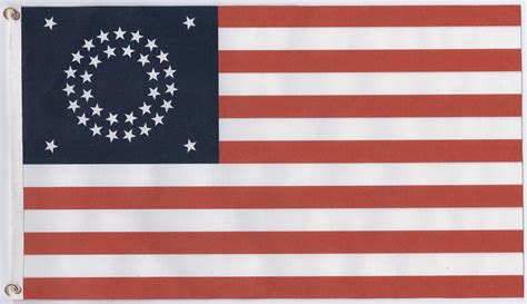 American Union Flag During Civil War
