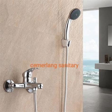 Jual kran shower panas dingin kuningan BANO/kran water heater/kran ...