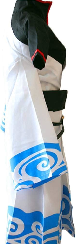 Buy Anime Comic Gintama Cosplay Costumes Sakata Gintoki Kimono ...