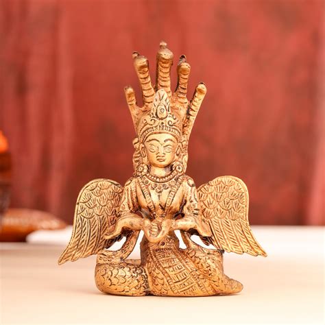 Brass Naag Kanya Statue (5.5 Inch) – Vedansh Craft