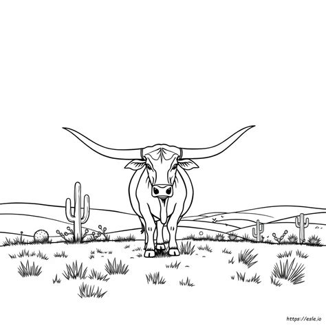 Texas Longhorns Coloring Pages