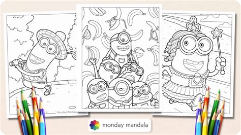 Summer Minion Coloring Pages: Fun for Everyone!