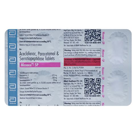 Nicoace-SP Tablet | Uses, Side Effects, Price | Apollo Pharmacy