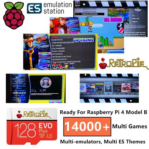 TAPDRA RetroPie Arcade Video Game Station with 10000+ Games, 128G ...