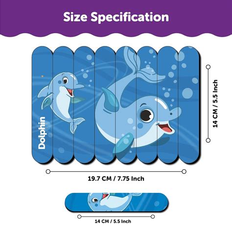 Ocean Animal Strip Wooden Puzzles 3+ Years – Mini Leaves