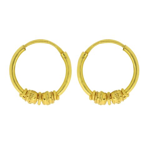 Joyalukkas 22KT Yellow Gold Clip-On Earrings for Girls : Amazon.in ...