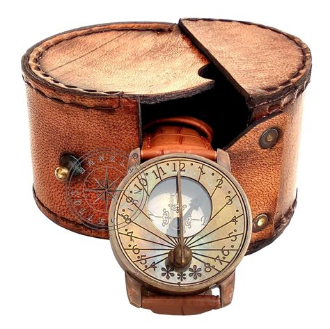 Hanzlacollection Antique Steampunk Wrist Brass Compass & Sundial-Watch ...
