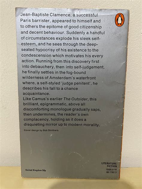 The Fall Albert Camus, 70s Book Existential Philosophy Absurd Small ...