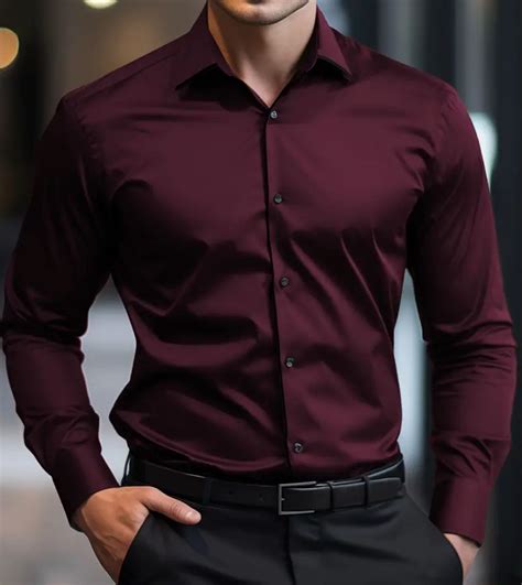 Pin by Roberto Barahona on Formal Outfit | Mens red dress shirt, Mens ...