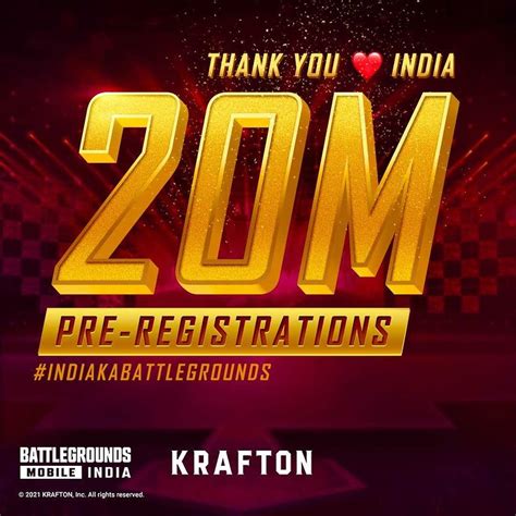 Battlegrounds Mobile India Pre-Registration Reaches 20M On Google Play