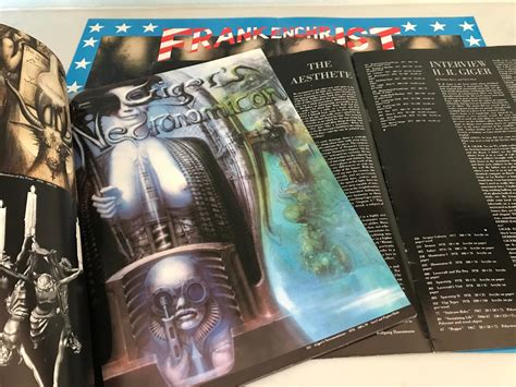 H.R. Giger's Necronomicon 2 (THREE ITEMS - Art Book German Edition, Text Booklet English Edition ...