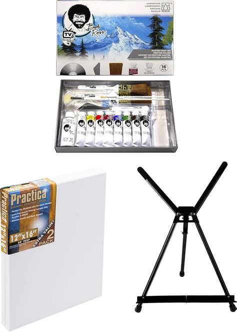 Jerry'sArtarama Bob Ross Master Artist Oil Paint Set Bundle with India ...