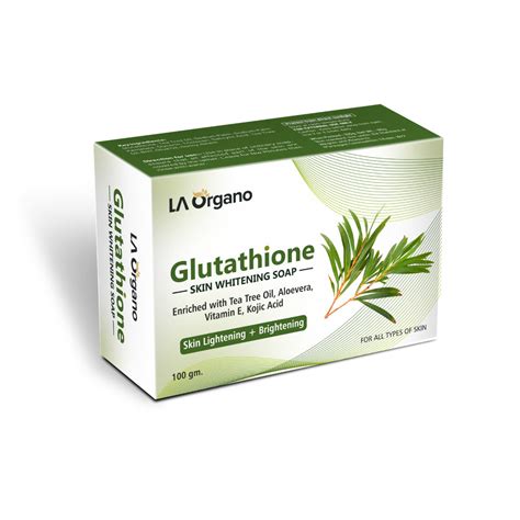Glutathione Tea Tree Skin Skin Whitening Soap – LA Organo