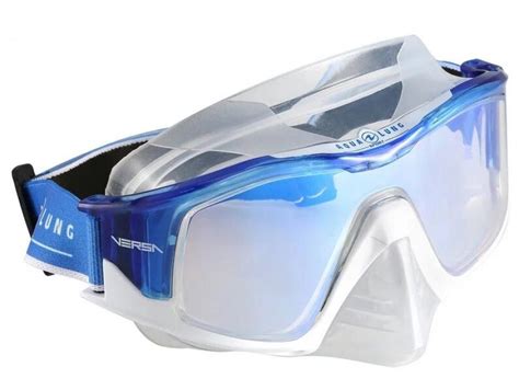 Маска для снорклинга Aqua Lung Versa Transparent Blue