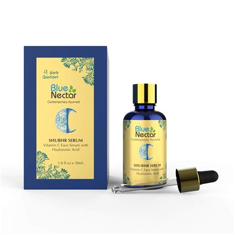 Blue Nectar Ayurvedic Vitamin C Face Serum for Glowing Skin | 100% ...