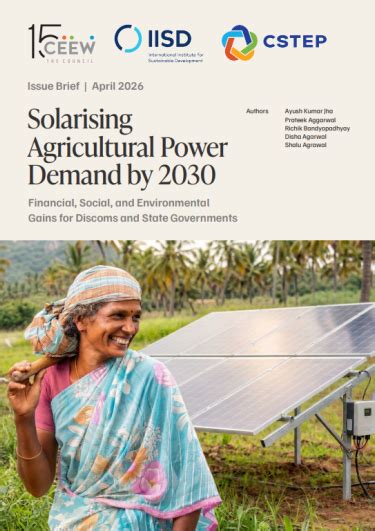 Solarising Agricultural Power Demand by 2030 | CEEW
