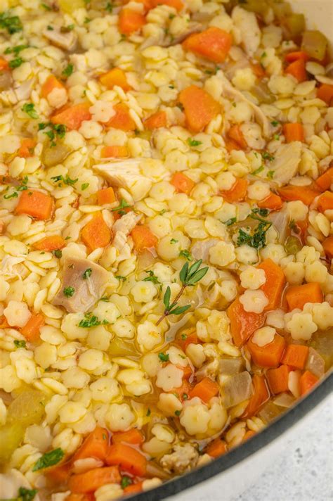 Chicken and Stars Soup (Quick and Easy!) - The Clean Eating Couple