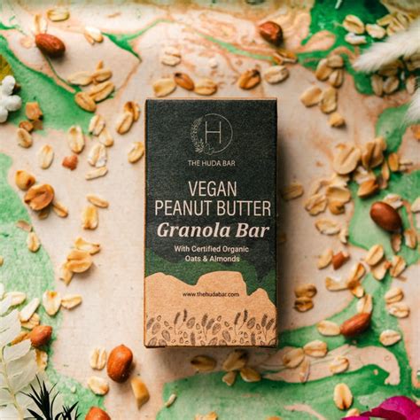 Granola Bars: Vegan Peanut Butter – The Huda Bar